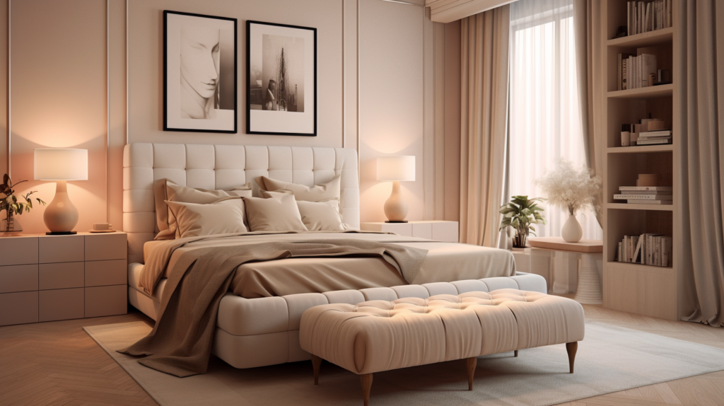 2. Desain Kamar Tidur Minimalis Ukuran 3x3 Mewah